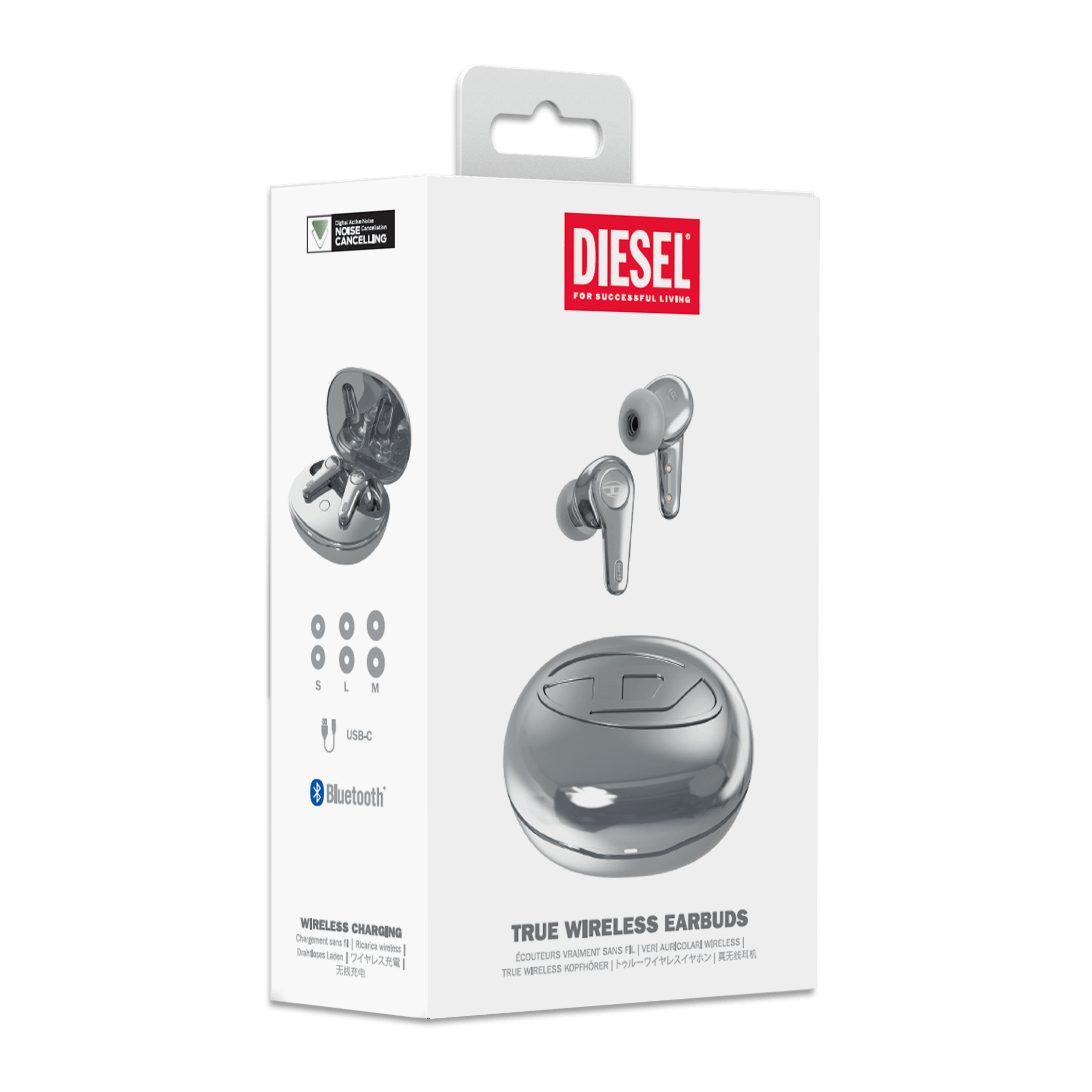 DIESEL[ディーゼル] True Wireless Earbuds Glossy Black ワイヤレス