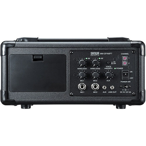 サンワサプライ ワイヤレスマイク付き拡声器スピーカー MM-SPAMP7 1台