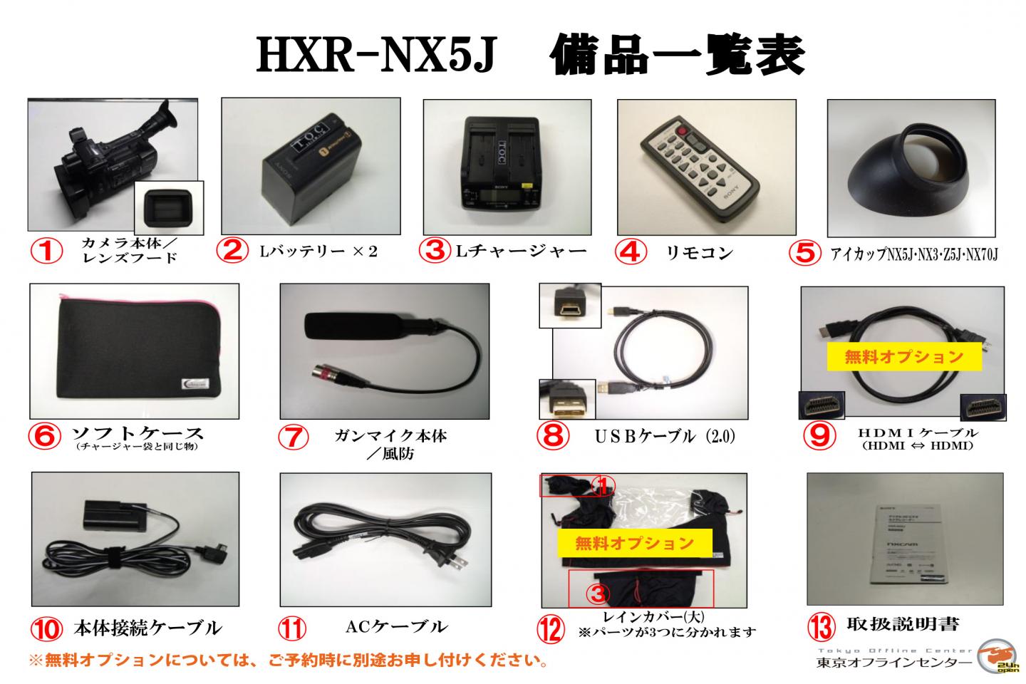 SONY HXR-NX5J｜撮影機材レンタルからEDIT・MA作業まで24時間安心