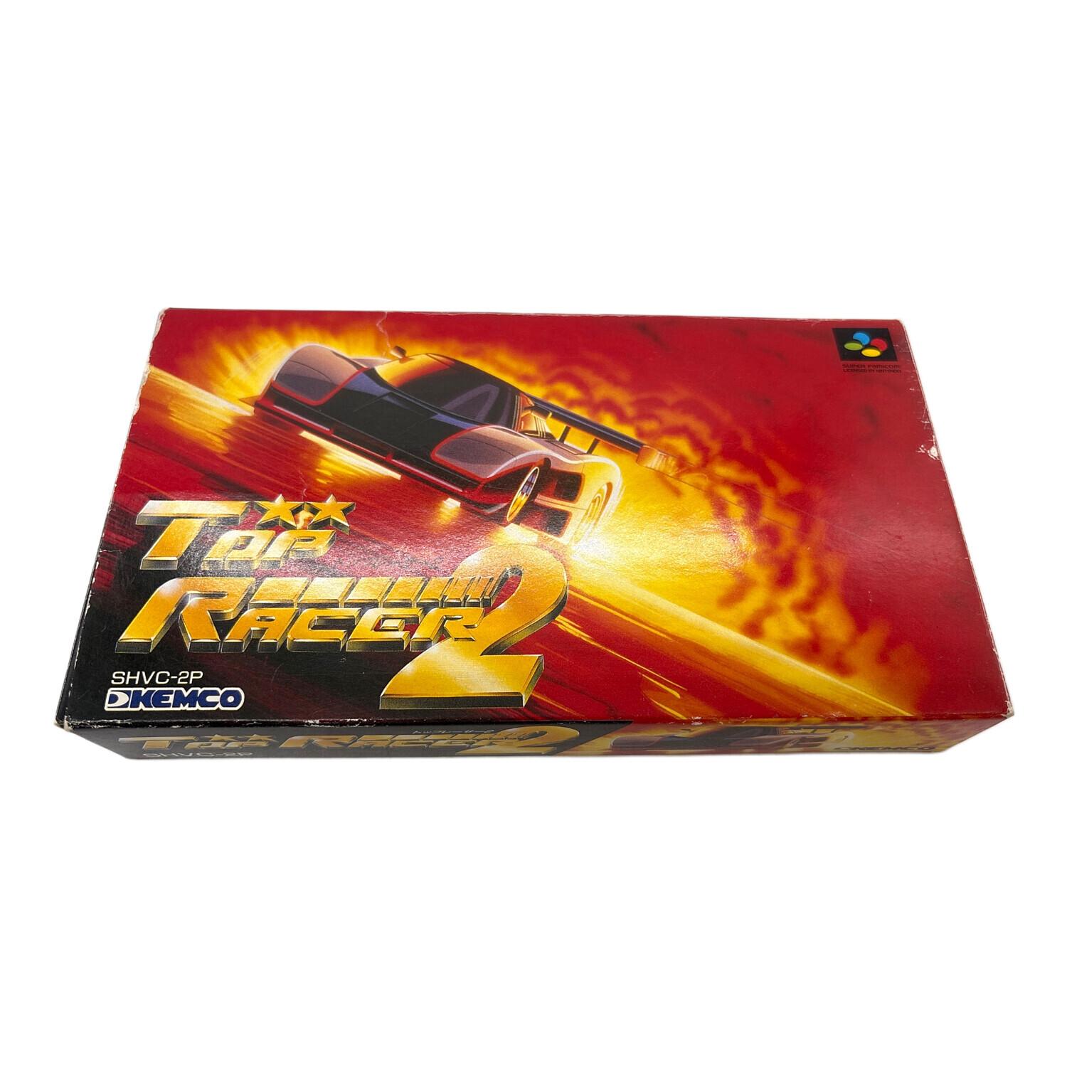 KEMCO (ケムコ) スーパーファミコン用ソフト トップレーサー2 箱/説明