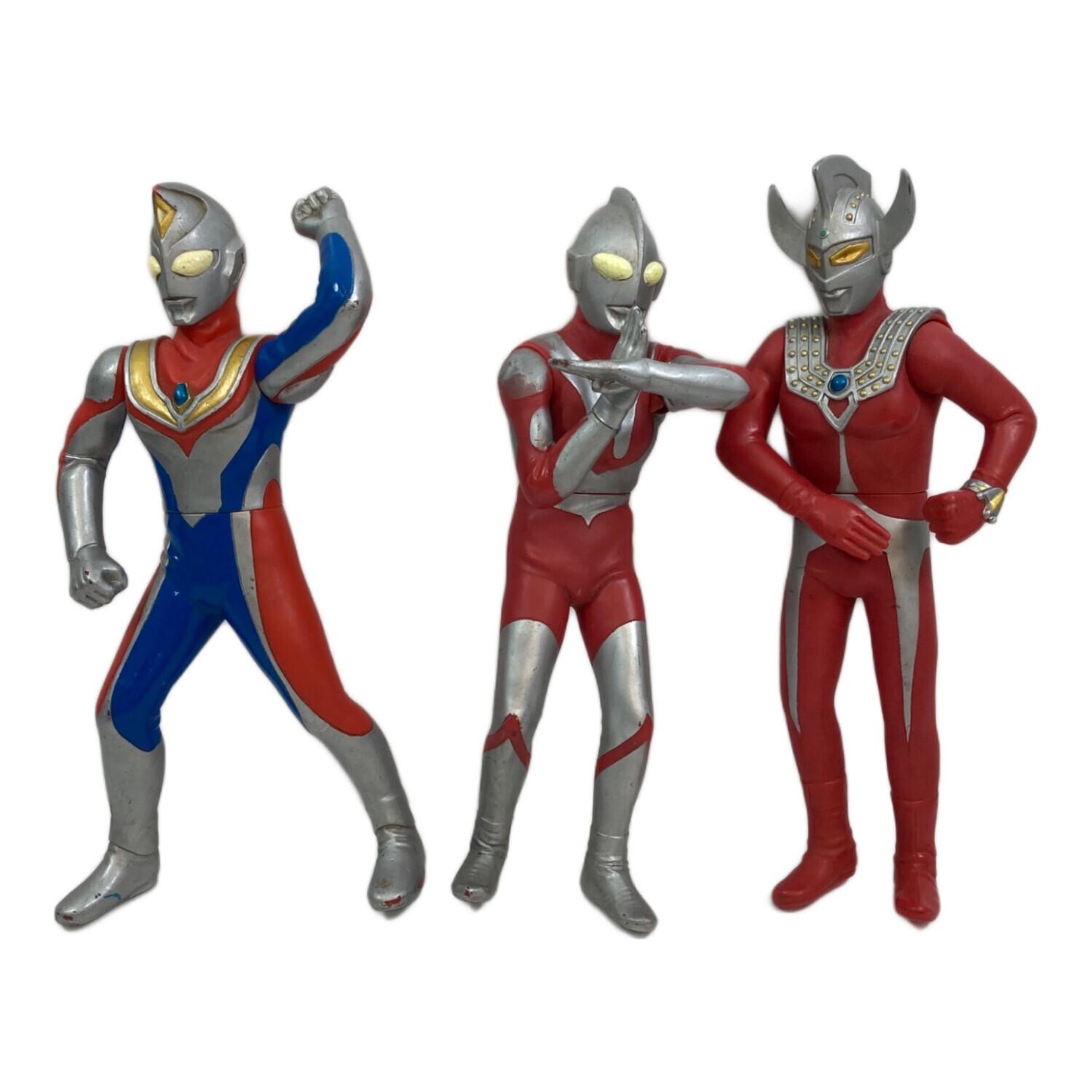 ウルトラマン ビッグサイズ ソフビフィギュア3体セット 非売品