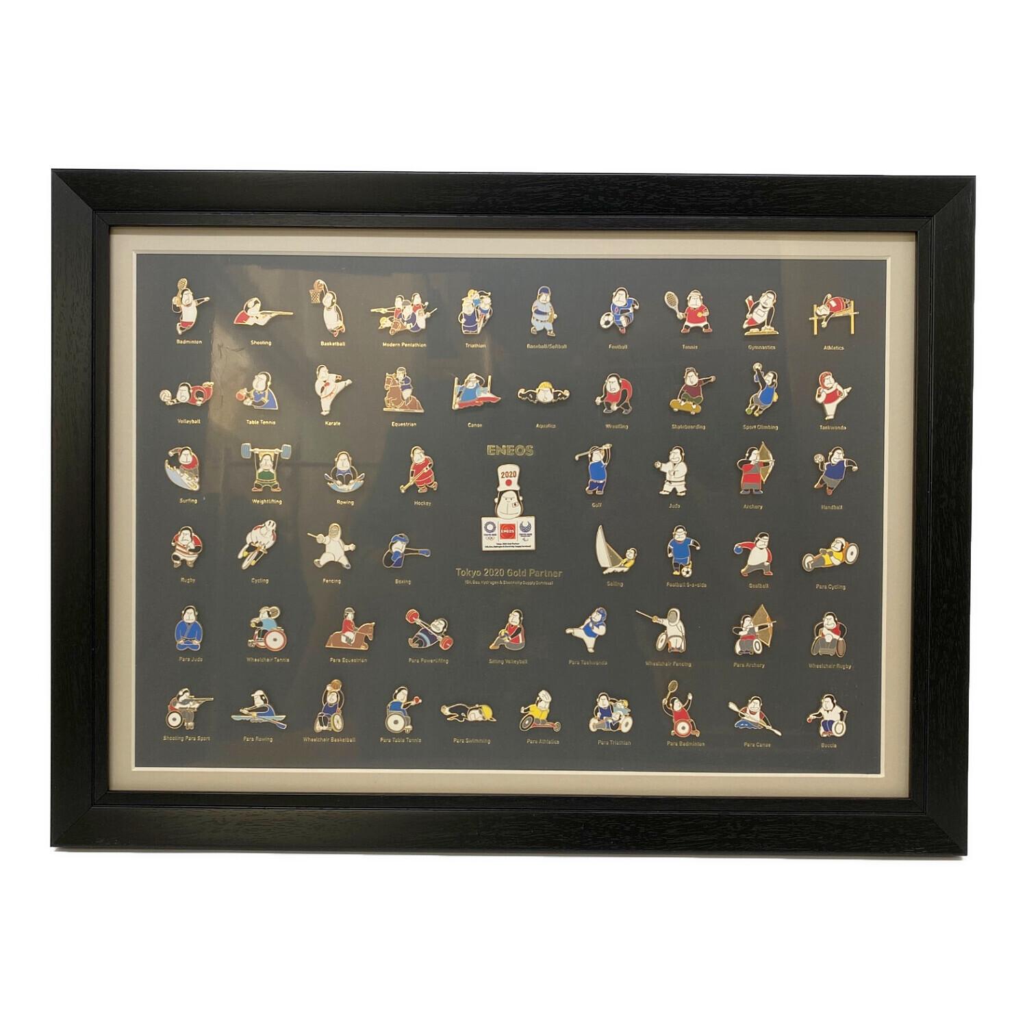 ENEOS オリジナル額装ピンバッジセット 東京2020オリンピック エネゴリ