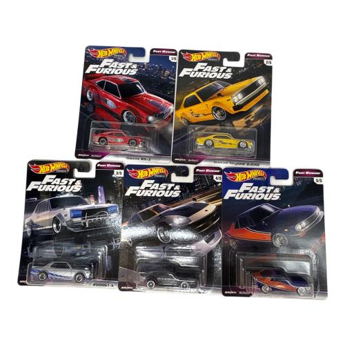 HOT WHEELS (ホットウィールズ) ミニカー 5台セット FAST＆FURIOS