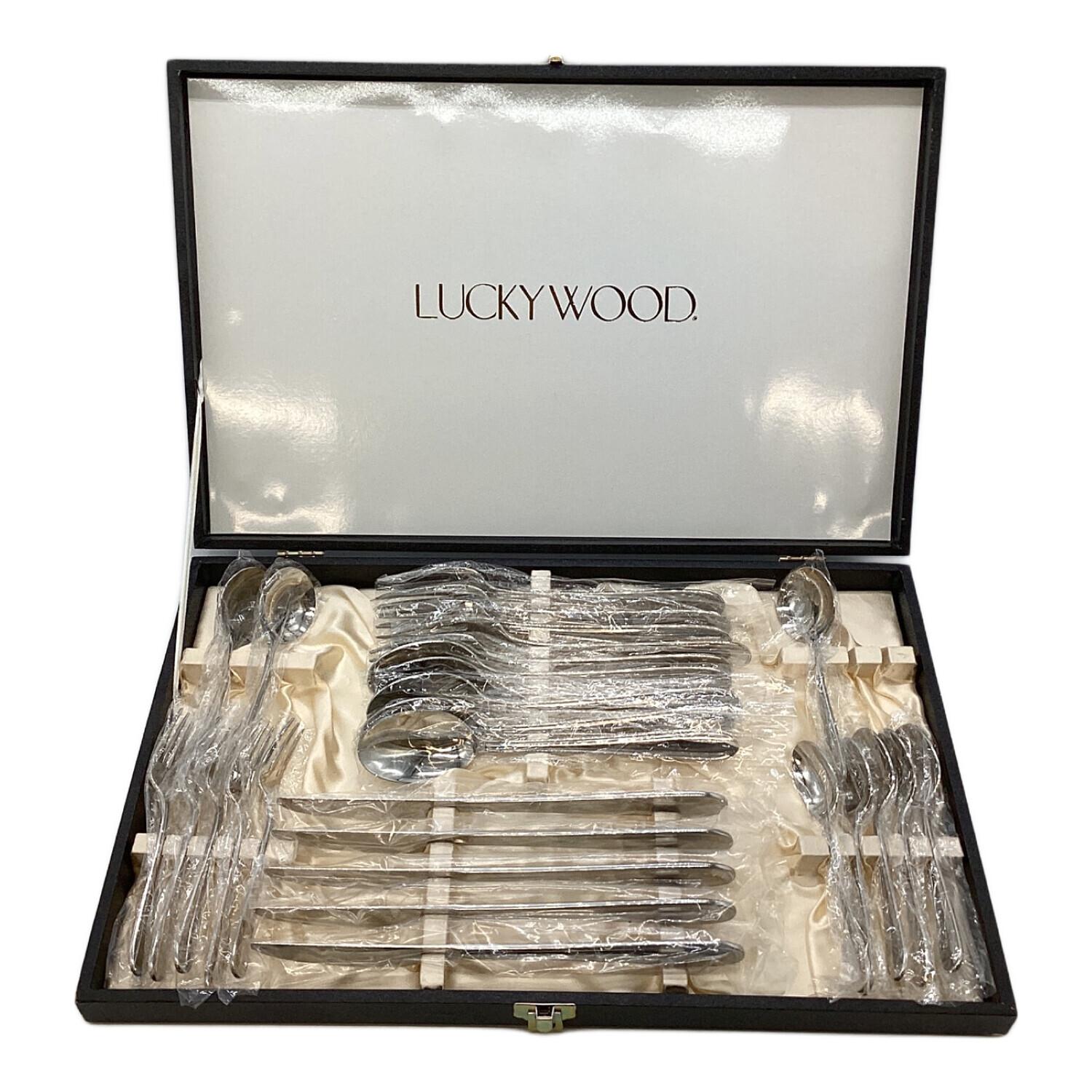 新品☆LUCKYWOOD カトラリーセット 4 X 5種類20本セット LUCKYWOOD