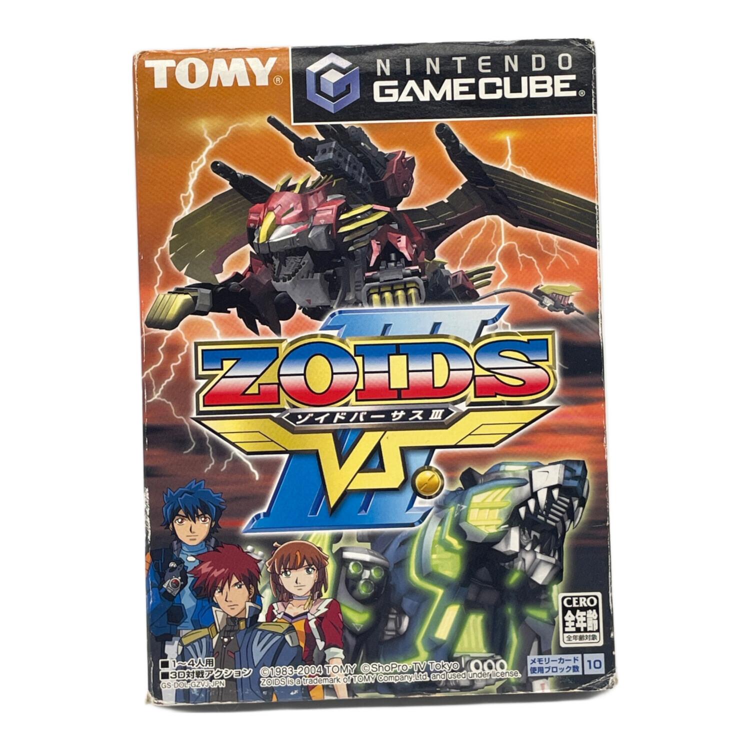ゲームキューブ用ソフト ゾイドバーサスⅢ CERO A (全年齢対象