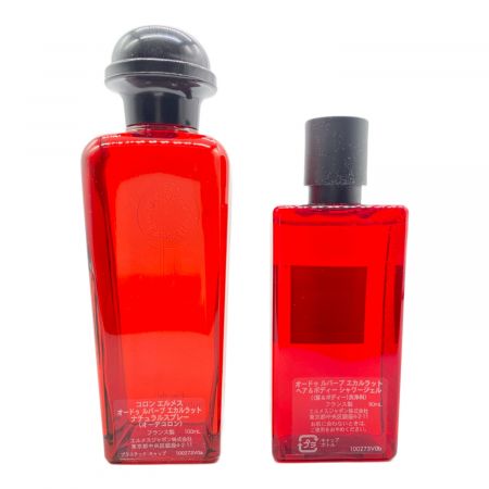 HERMES (エルメス) オーデコロン＆シャワージェルセット ルバーブ