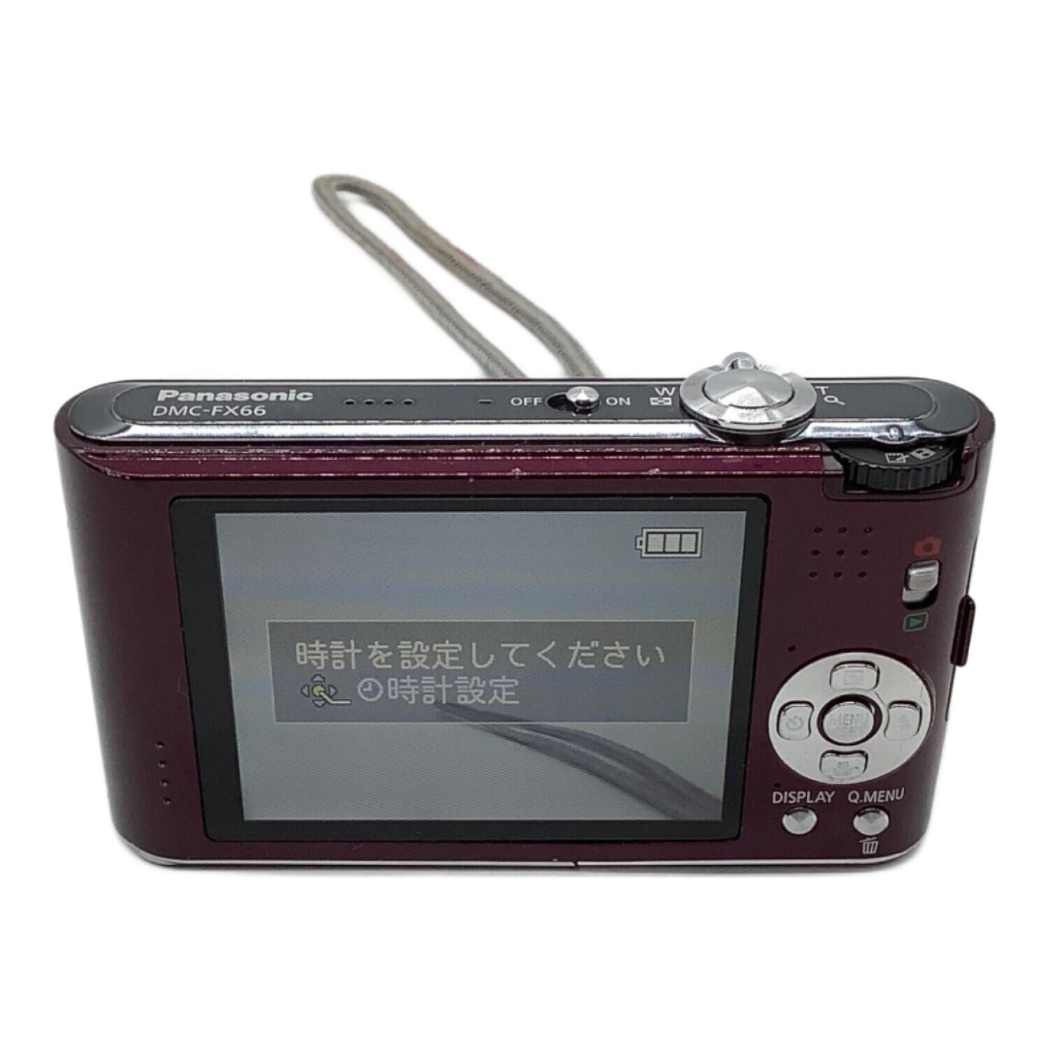 Panasonic DMC-FX66 充電器付き Panasonic LUMIX DMC-FX66