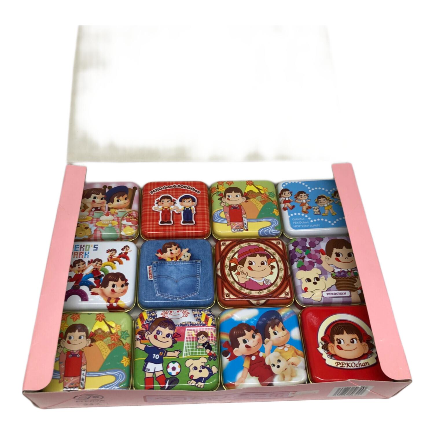 ペコちゃん (ペコチャン) キャラクターグッズ ペコちゃんミニ缶 24個入