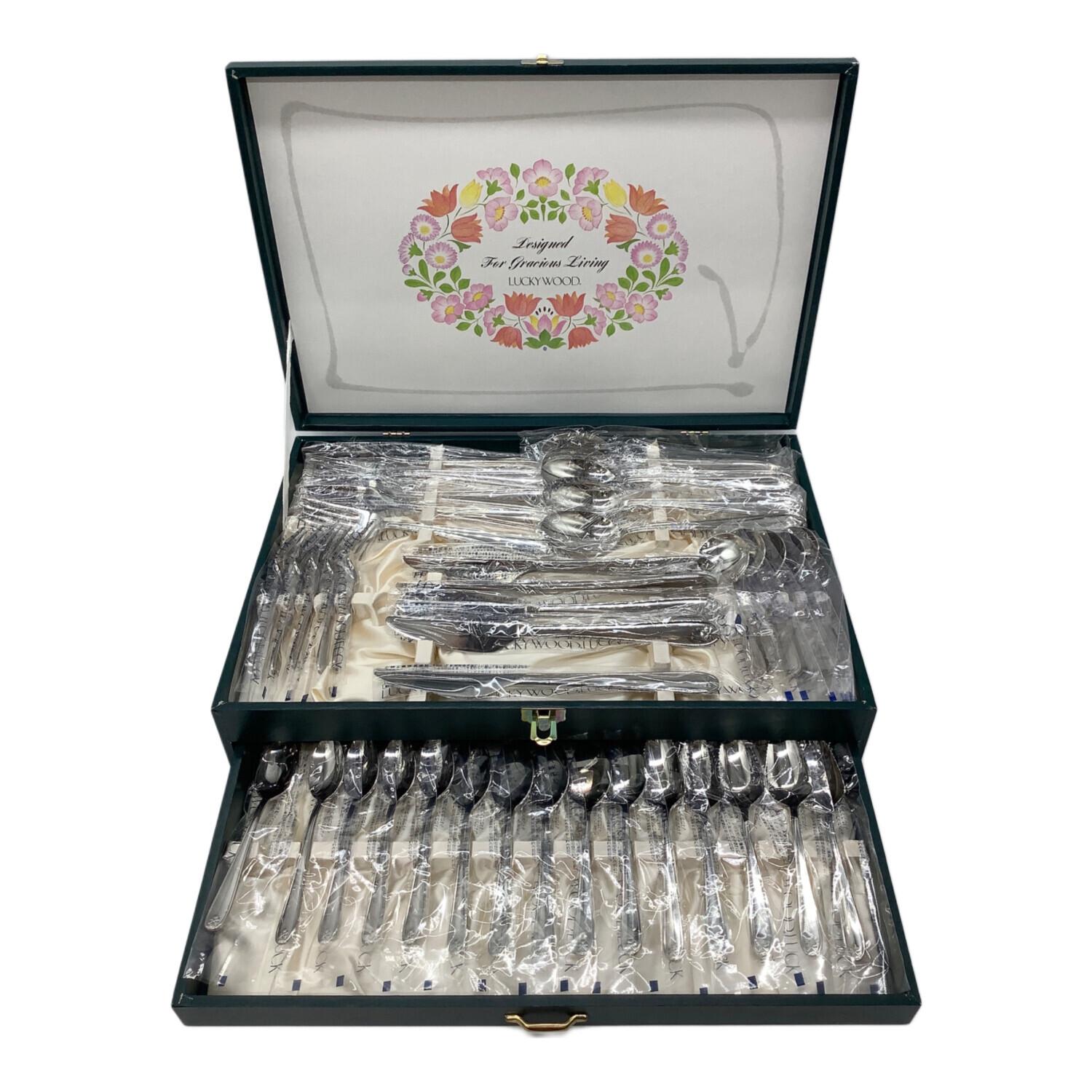 LUCKYWOOD (ラッキーウッド) カトラリーセット 40本セット｜トレファク