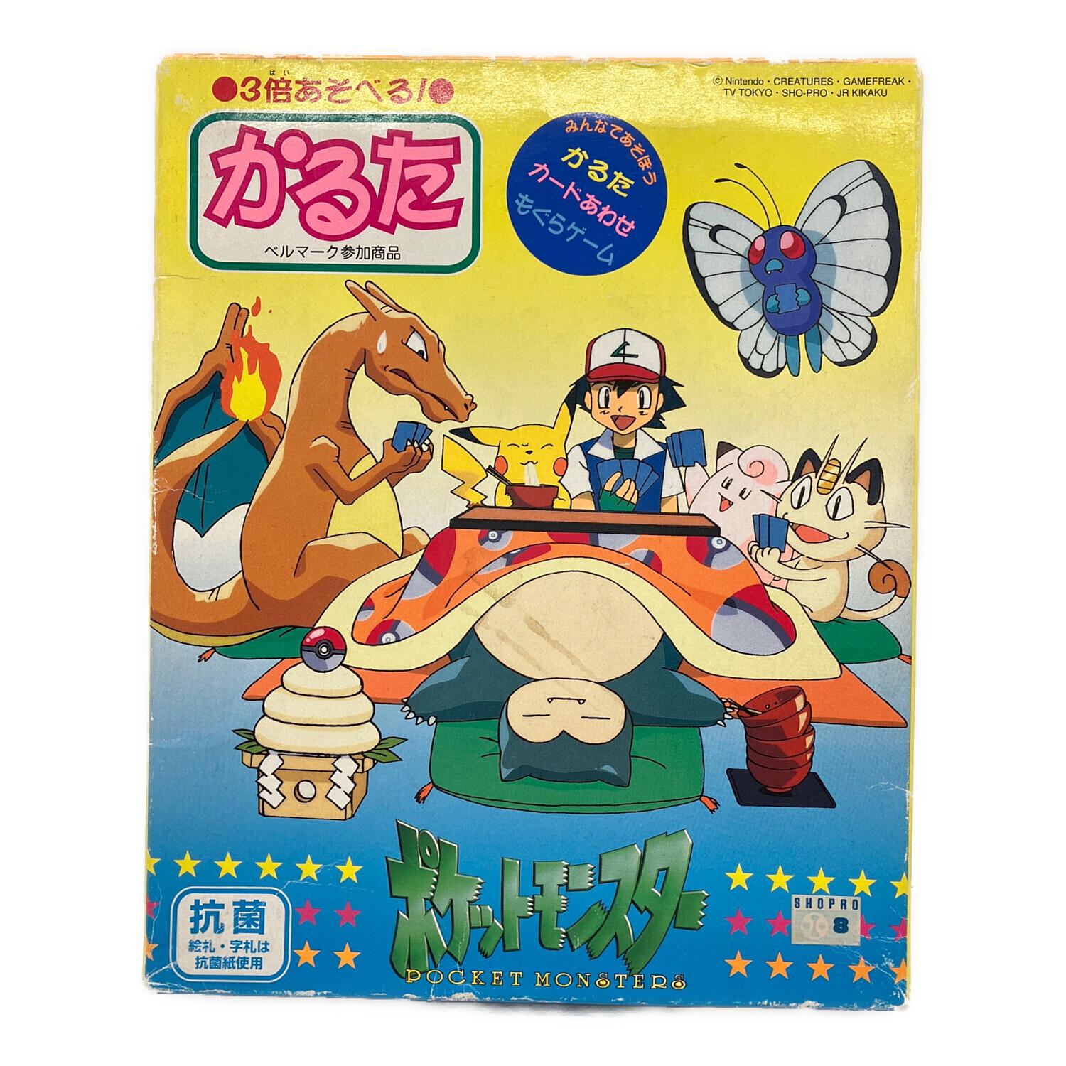 トミー ポケットモンスター 3倍あそべる！ かるた カードゲーム ※現状