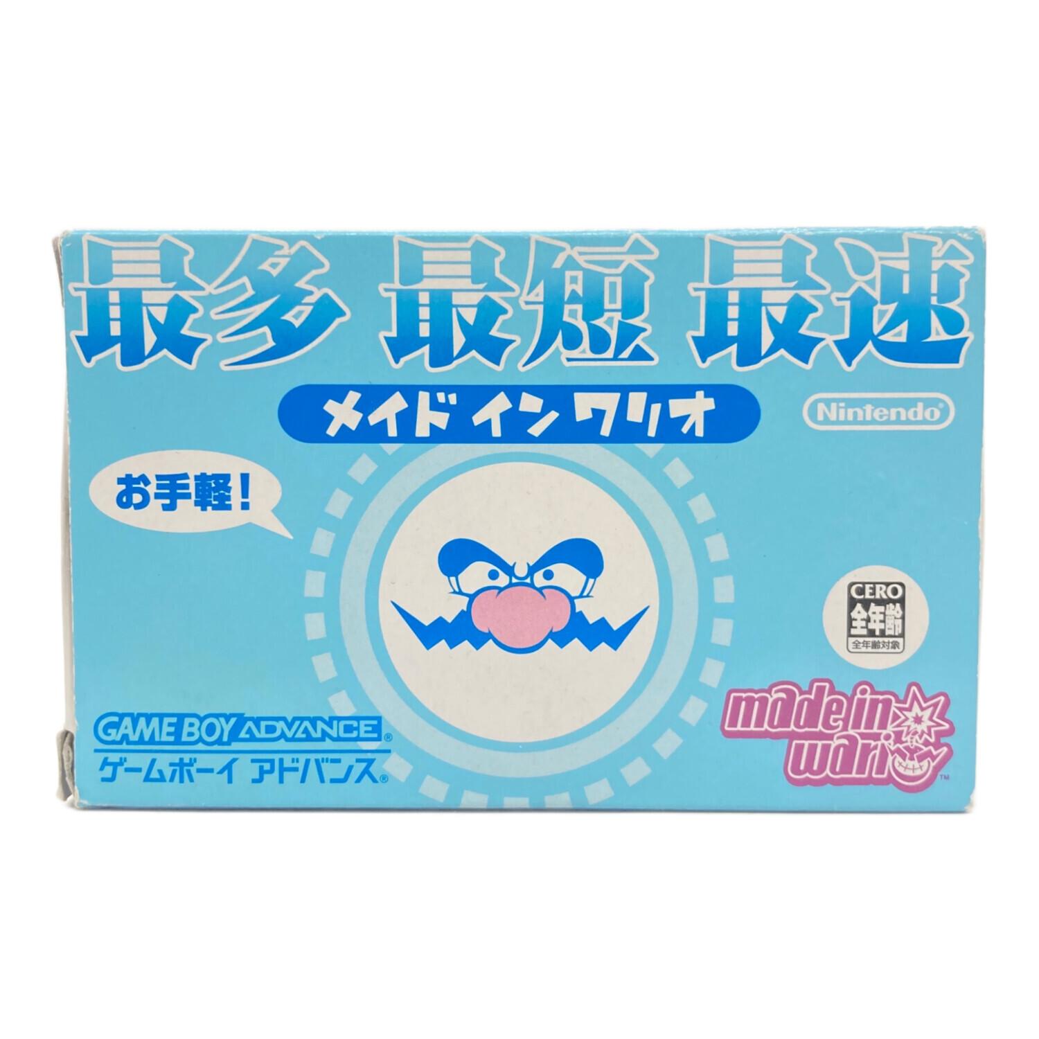 まわるメイドインワリオ ゲームボーイアドバンス用ソフト