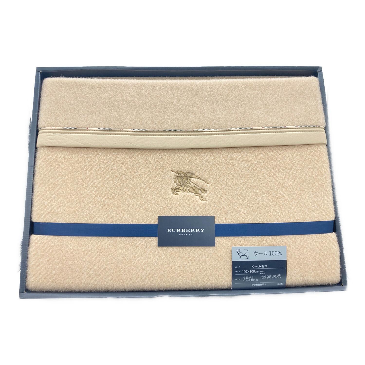 BURBERRY LONDON (バーバリーロンドン) ウール毛布 ウール100