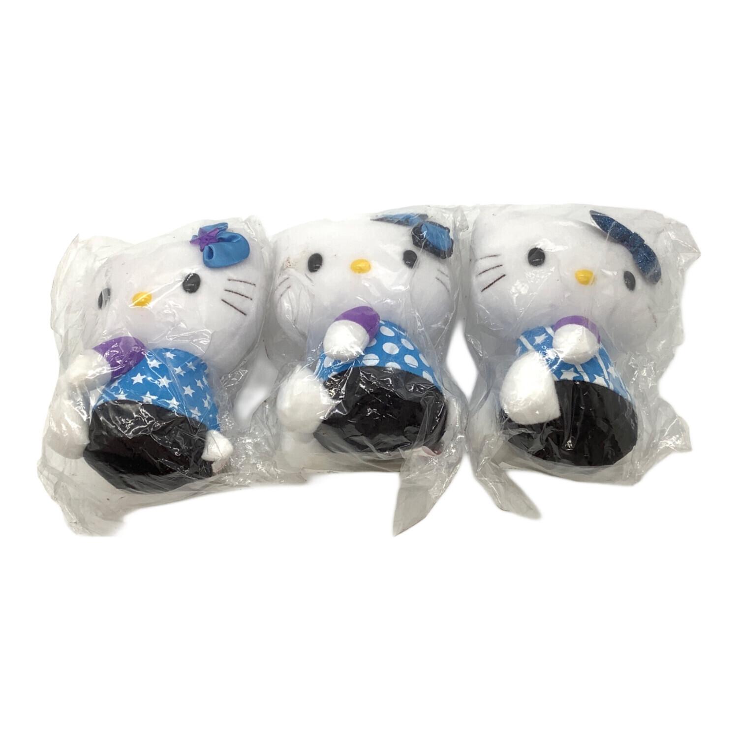 ハローキティー レトロ ハローキティ 総柄ぬいぐるみ5Pセット