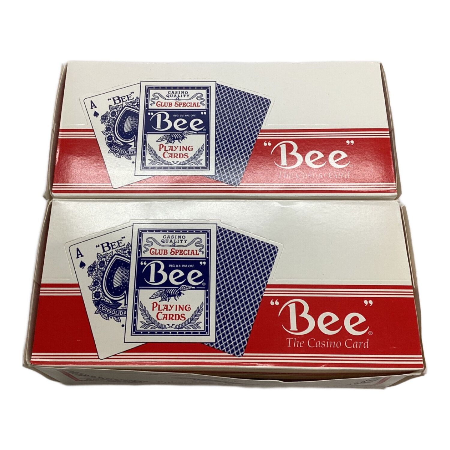 BEE (ビー) トランプ MATSUI GAMING トランプ赤1カートン・青1カートン