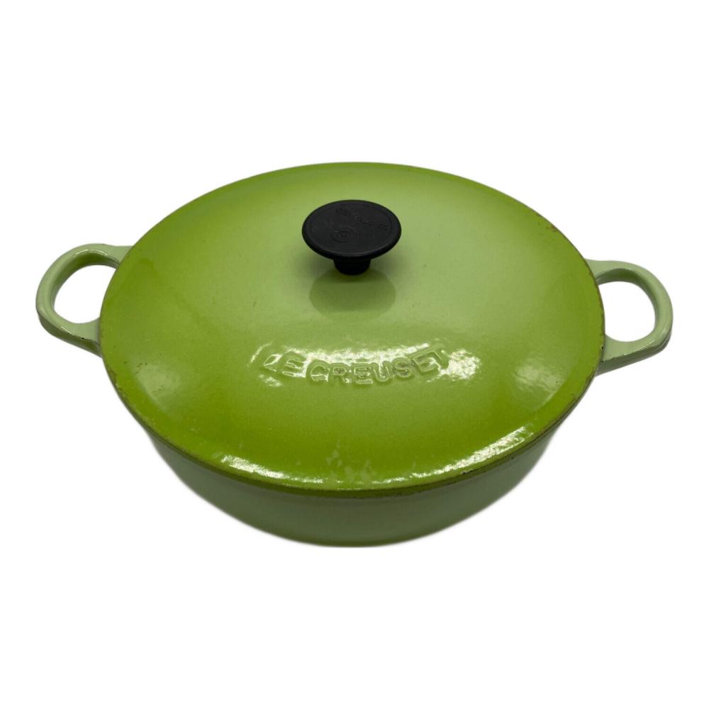 LE CREUSET (ルクルーゼ) 鍋 SIZE 22cm ライトグリーン マルミット22