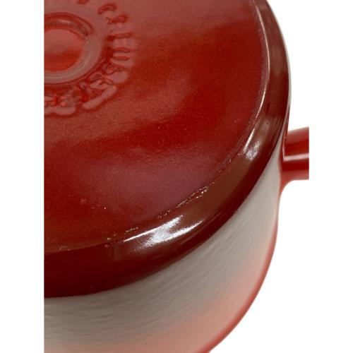 LE CREUSET (ルクルーゼ) 片手鍋 チェリーレッド ウィンザーポット