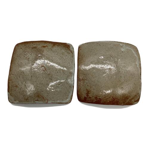 魯山人写 美食道楽 和食器揃 祥山 色絵銀彩糸巻文四方皿｜トレファクONLINE