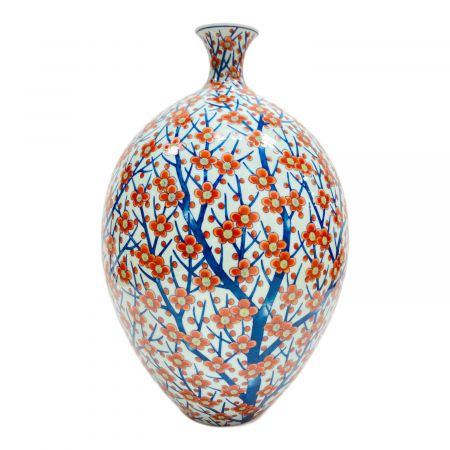 藤井勝雲 壷 染錦紅梅文｜トレファクONLINE