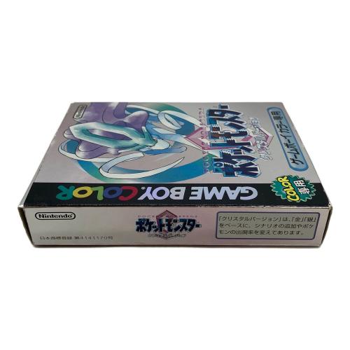 ポケットモンスター クリスタルバージョン ゲームボーイカラー用ソフト