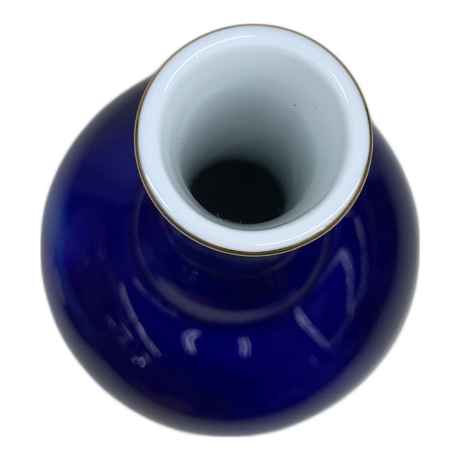 深川製磁 (フカガワセイジ) 花瓶 ルリ三彩 鶴首7号｜トレファクONLINE