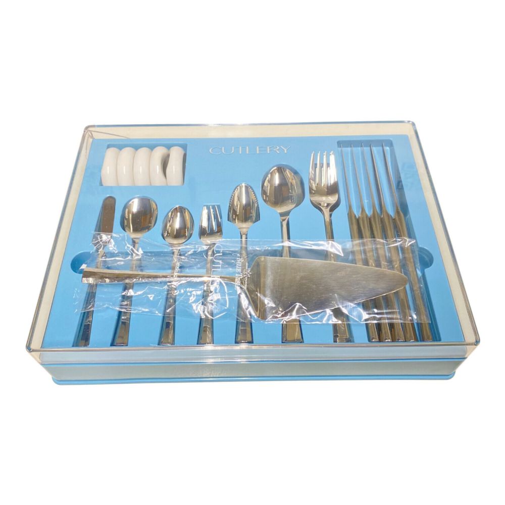 未使用 ラッキーウッド スカンジナビア 18-10 カトラリーセット 25本