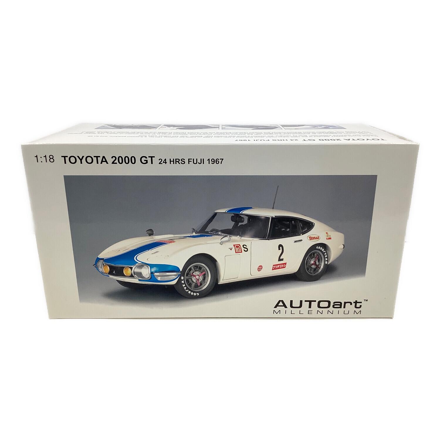 AUTOart MILLENNIUM モデルカー 1:18 TOYOTA 2000GT 24 HRS FUJI 1967