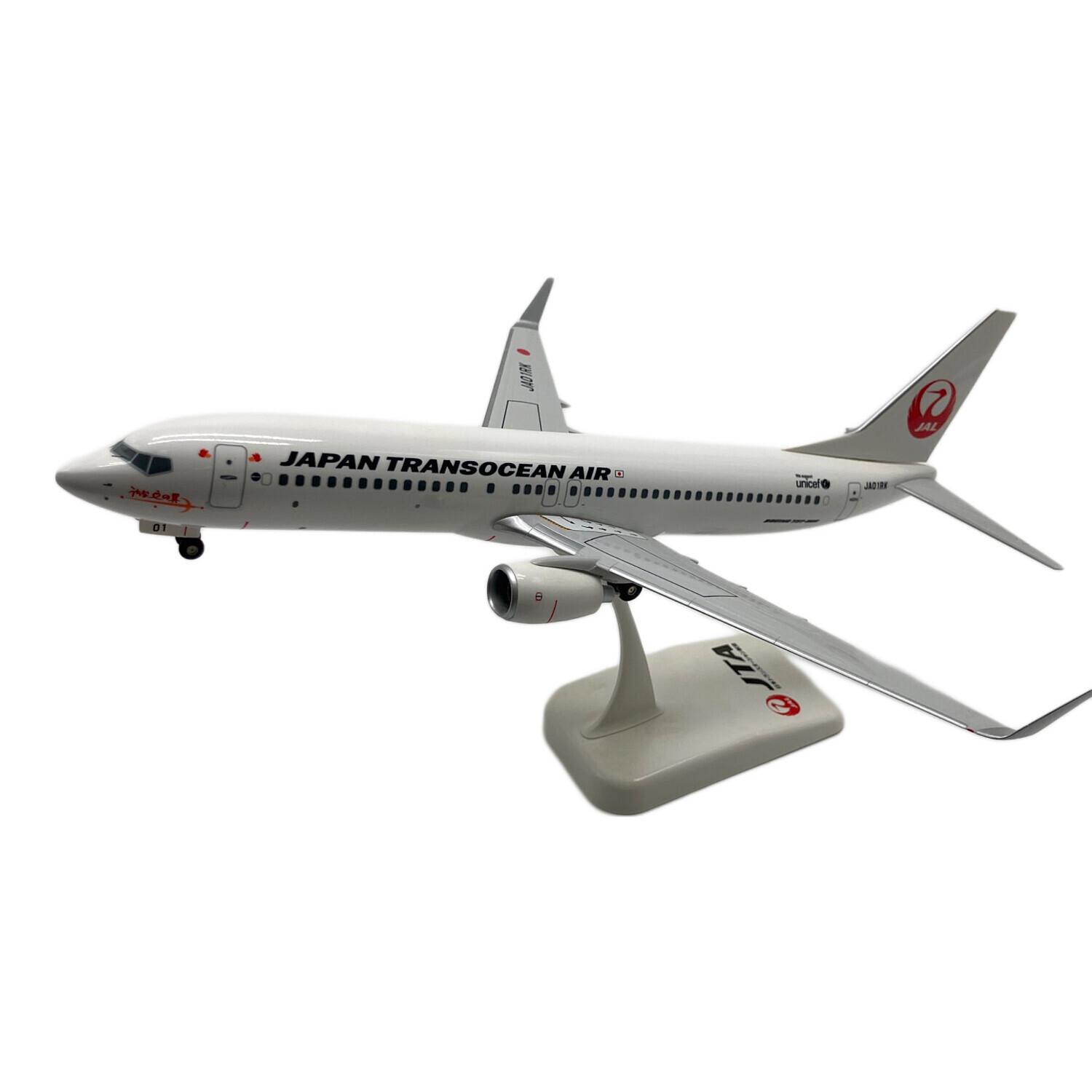JAL (ジャル) 飛行機 1/130 JAPAN TRANSOCEAN AIR BOEING 737-800