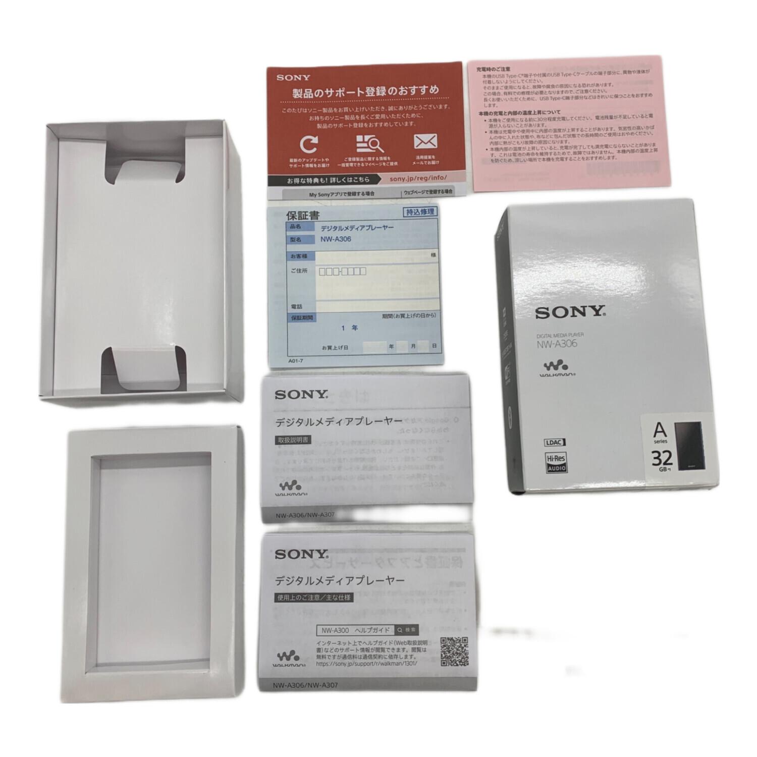 SONY NW-A306 ウォークマン ジャンク品 SONY (ソニー) WALKMAN NW-A306