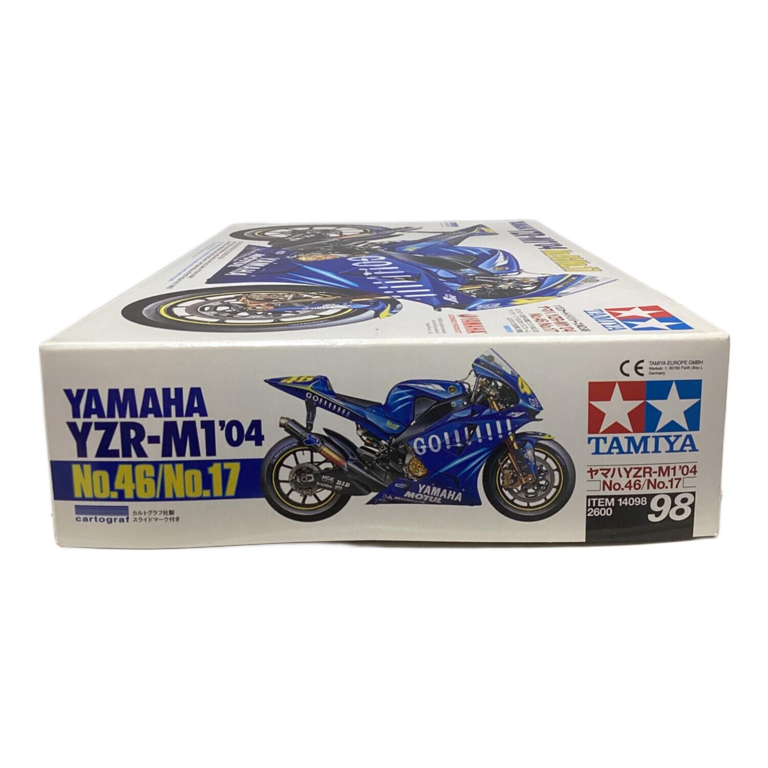 TAMIYA (タミヤ) プラモデル 1/12 ヤマハ YZR-M1'04 No.46/No.17