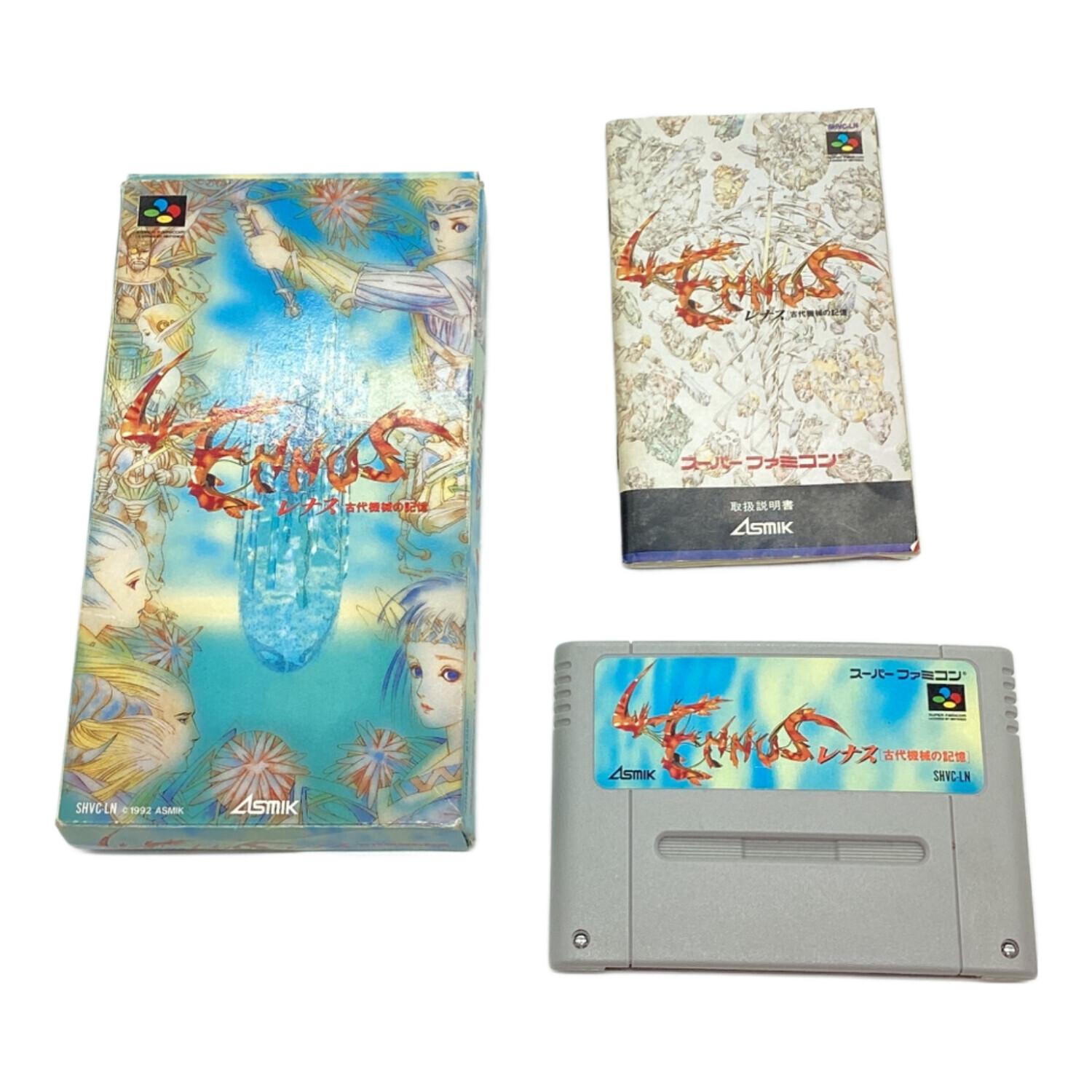レナス 古代機械の記憶 スーパーファミコン用ソフト -｜トレファクONLINE