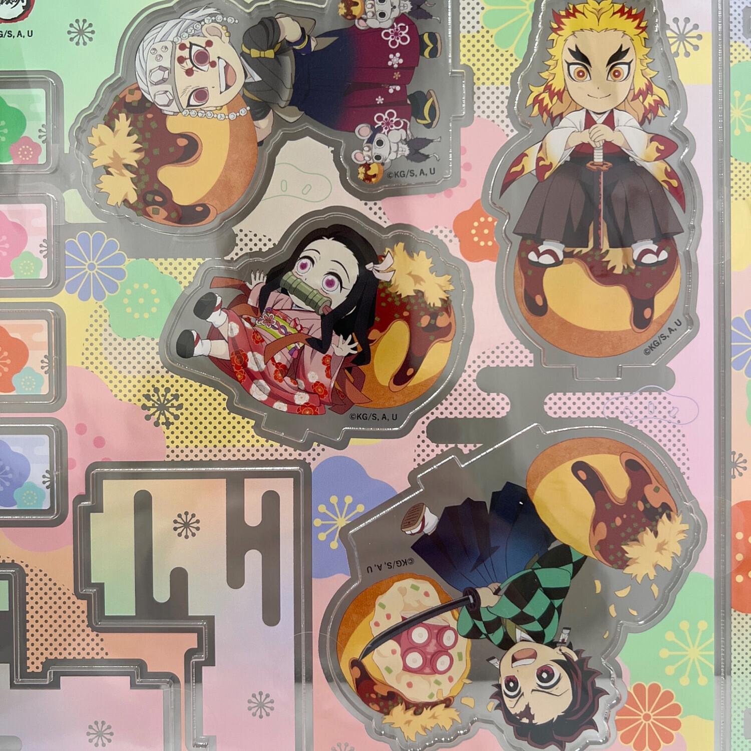 鬼滅の刃 (鬼滅ノ刃) ジオラマアクリルスタンド 「築地銀だこ×鬼滅の刃