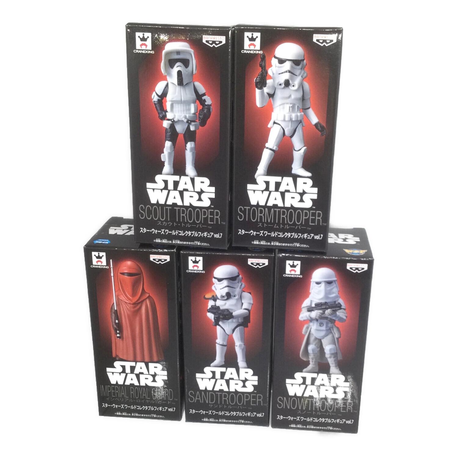スターウォーズ ワールドコレクタブルフィギュア vol.7 5Pセット