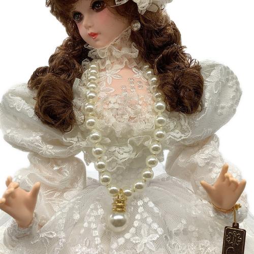 スキヨ人形研究所 フランス人形 グレイシィ リボン ホワイト 人形