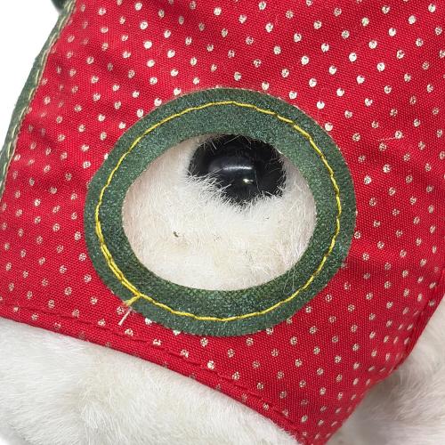 AVANTI (アヴァンティ) オグリキャップ ホワイト 水玉 ヌイグルミ