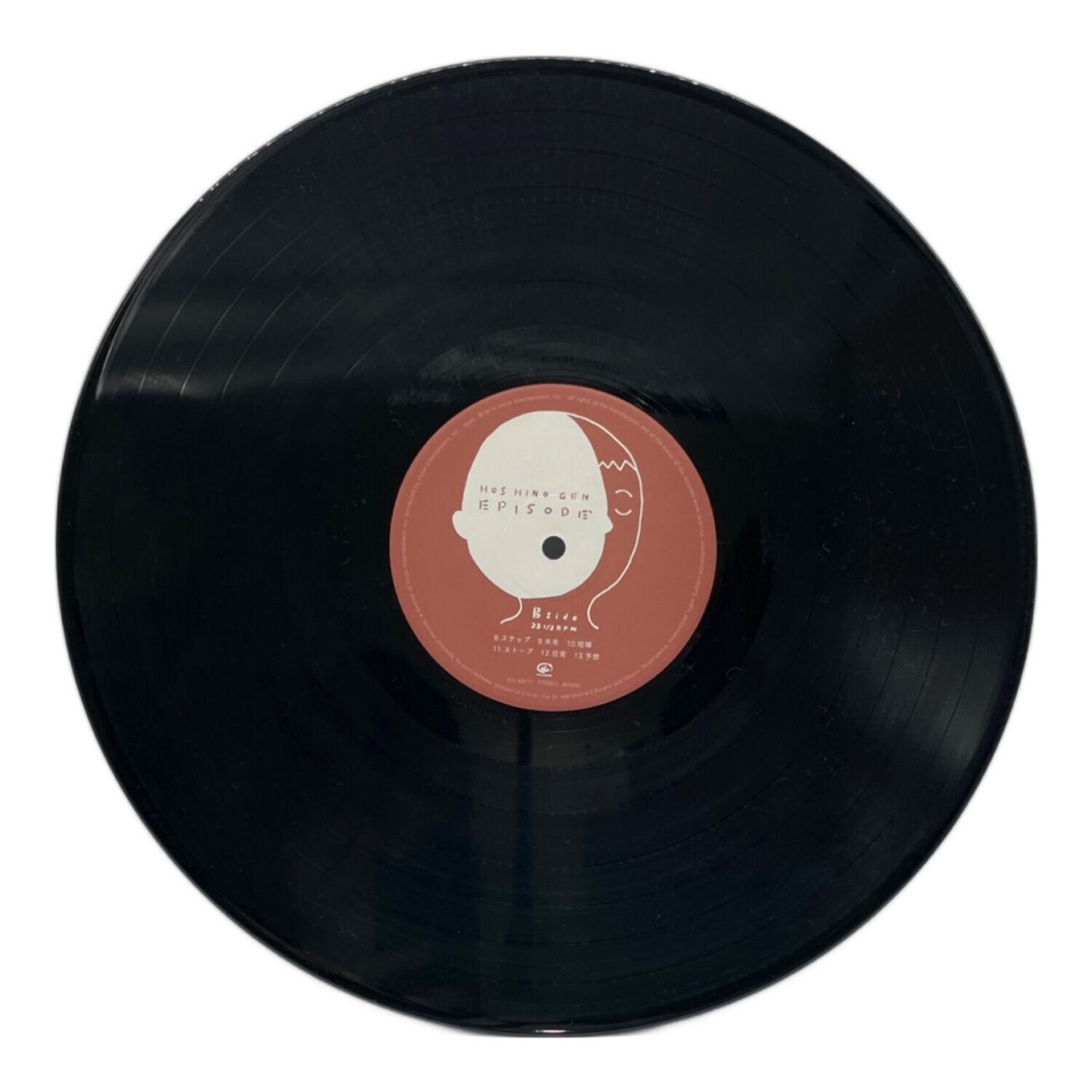 星野源 (ホシノゲン) LP EPISODE 盤面:A(美品) ジャケット:B