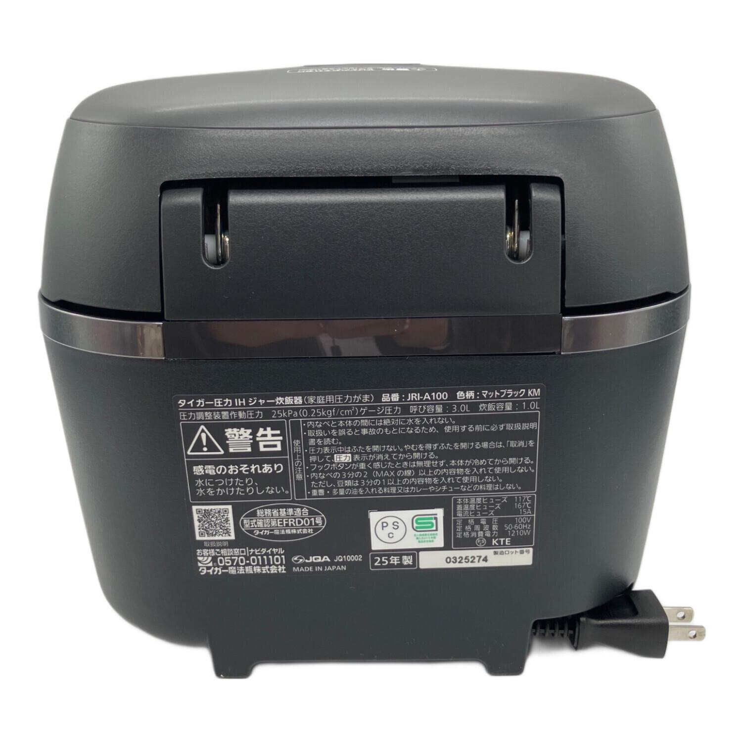 Tiger (タイガー) 圧力IH炊飯ジャー JRI-A100KM 2024年発売モデル 5.5