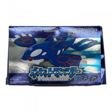 ポケットモンスター サファイア ゲームボーイアドバンス用ソフト 動作
