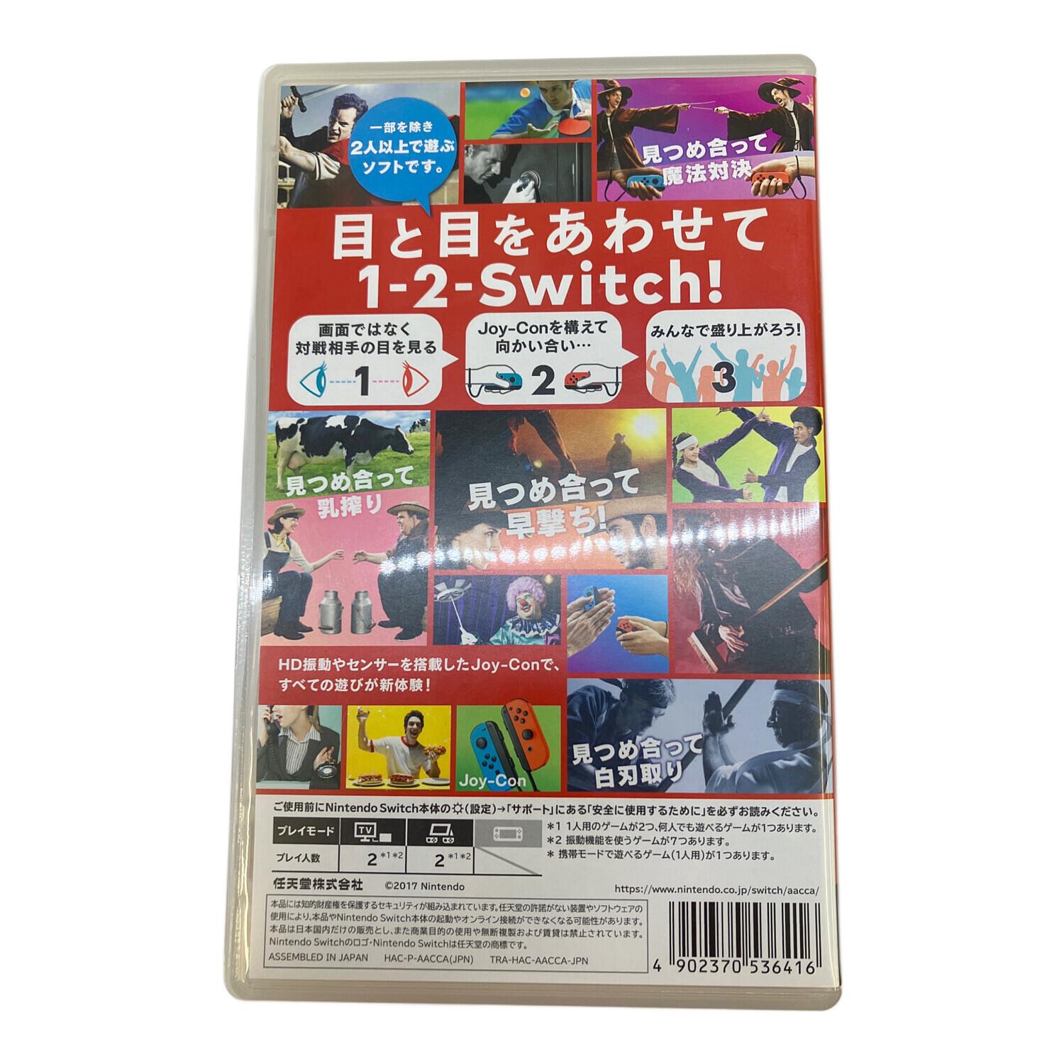 Nintendo Switch用ソフト 1-2-Switch（ワンツースイッチ）/Switch