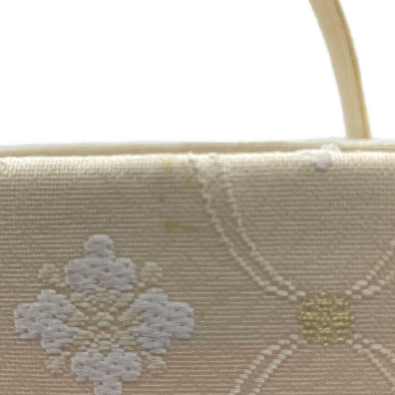 伊と忠 和装バッグ 利休バッグ ベージュ 花菱｜トレファクONLINE