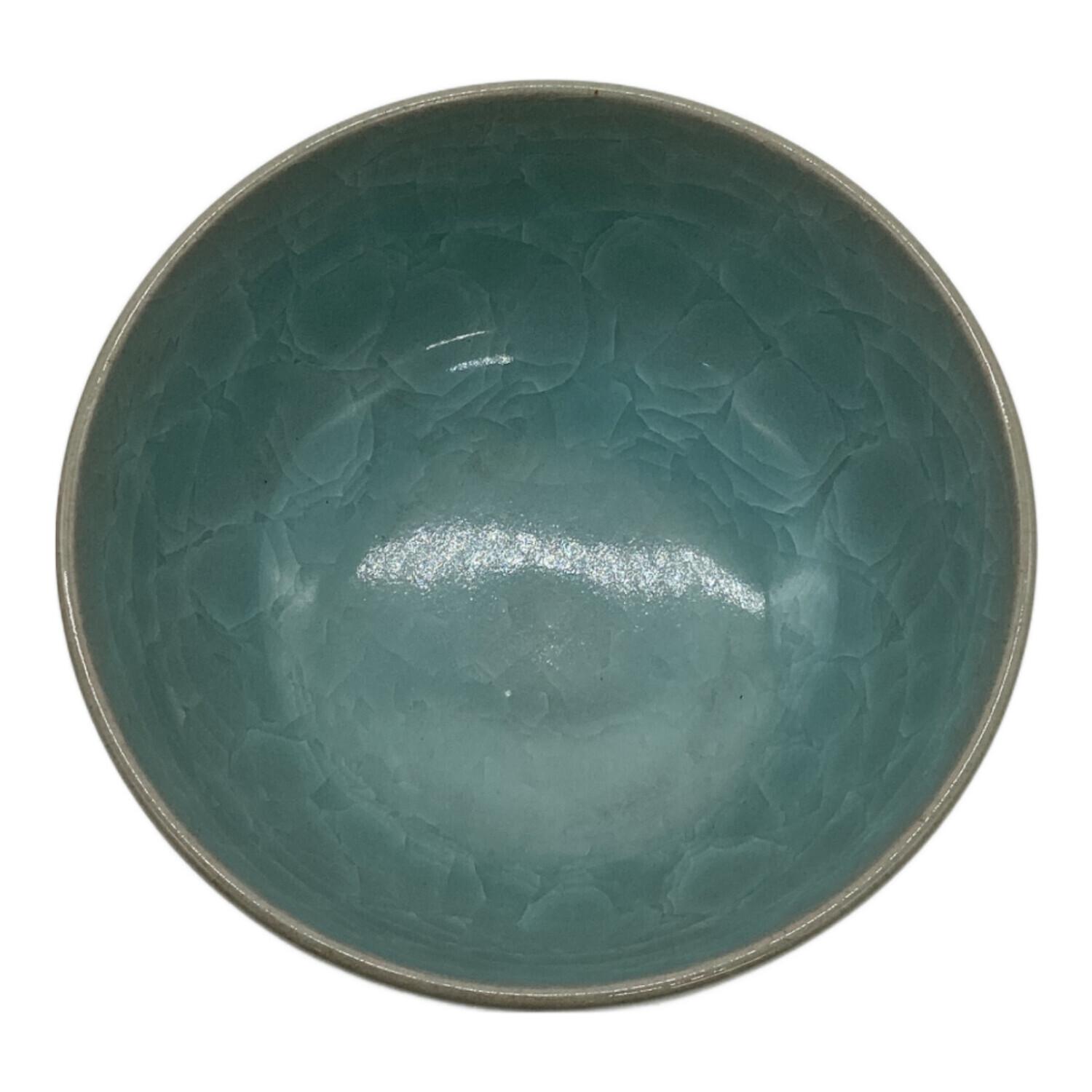 鍋島焼 青磁茶碗 小笠原 長春｜トレファクONLINE