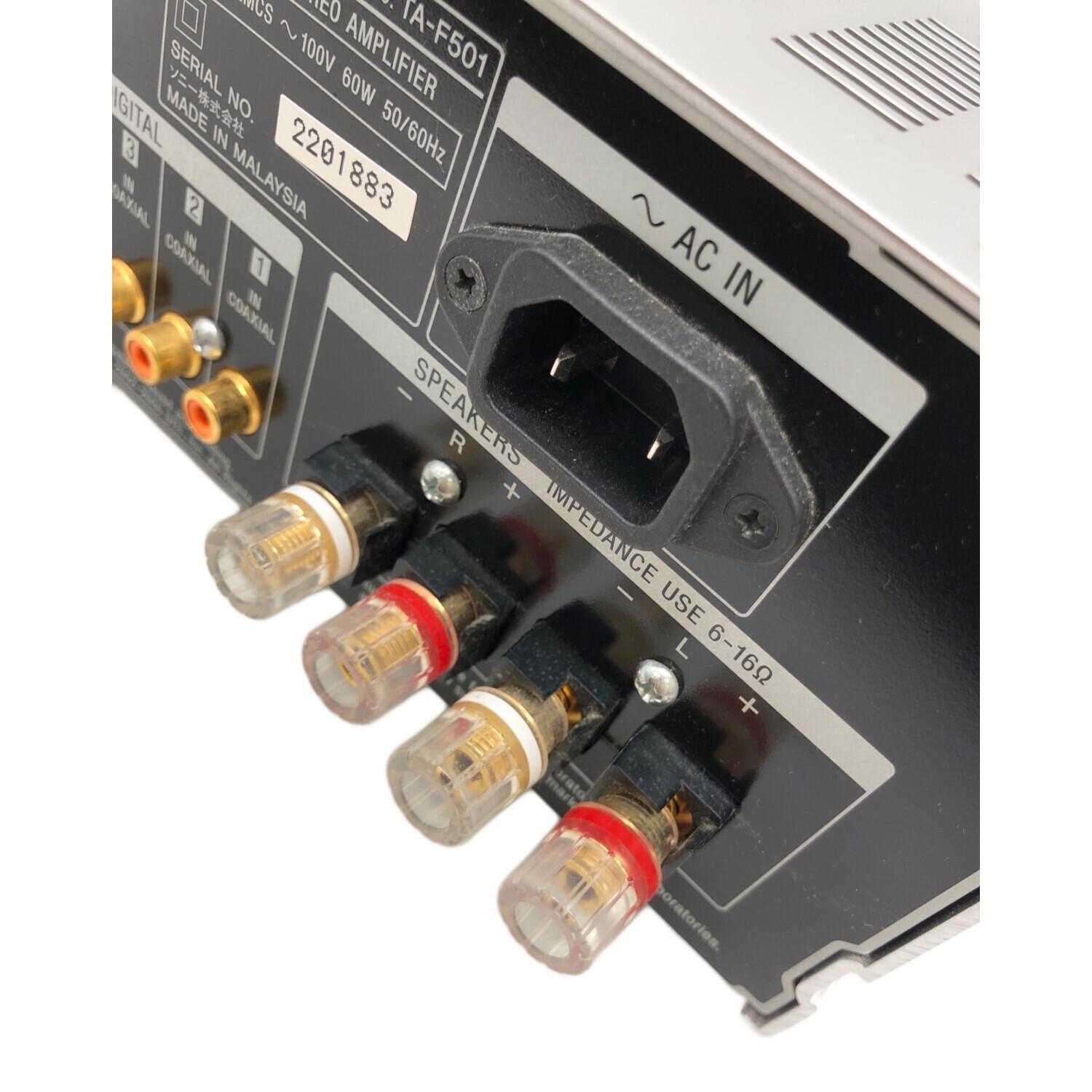 SONY (ソニー) プリメインアンプ TA-F501 2007年製 50W/6Ω 10Hz～40kHz