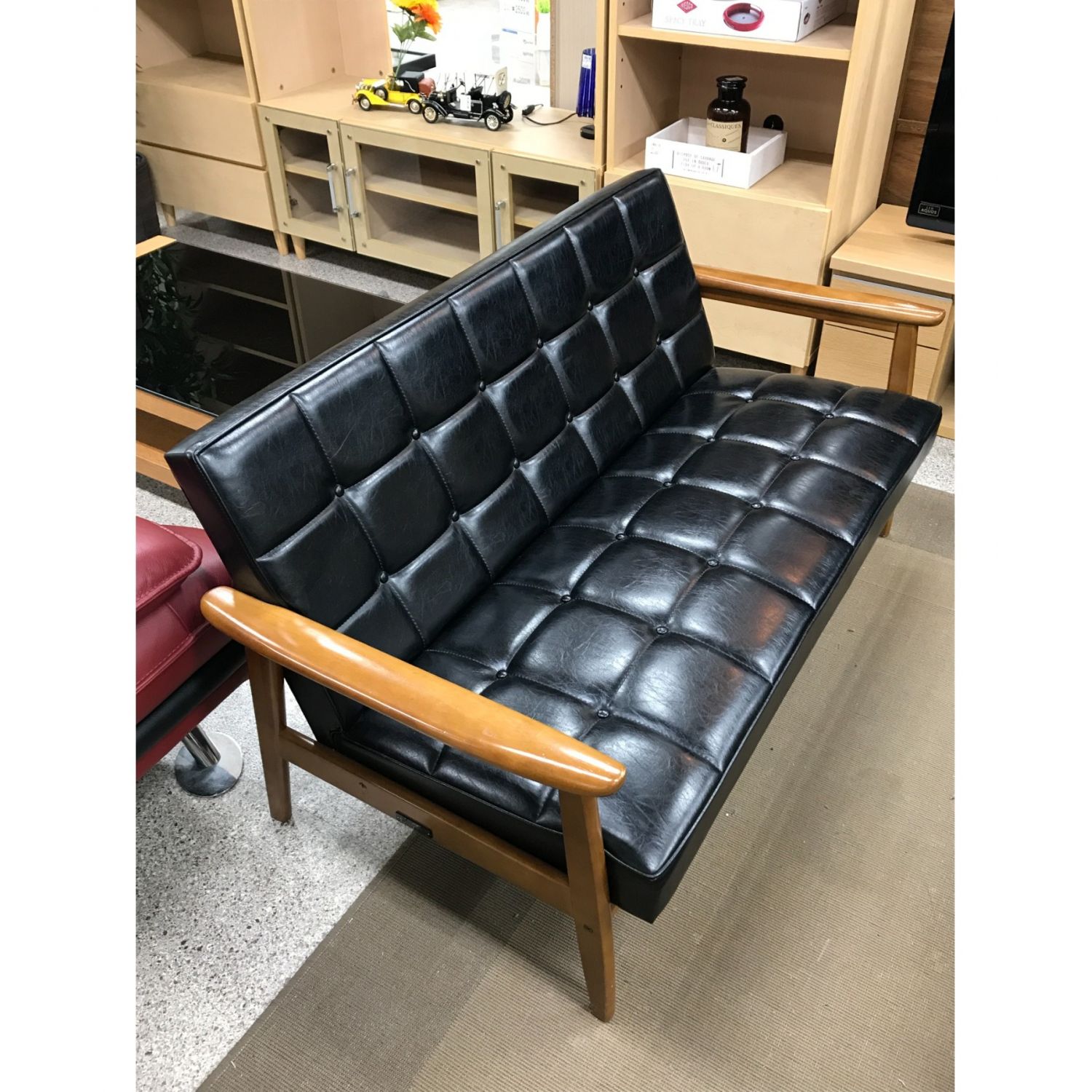 karimoku 60 (カリモク60) Kチェア2シーター W36173BW スタンダード