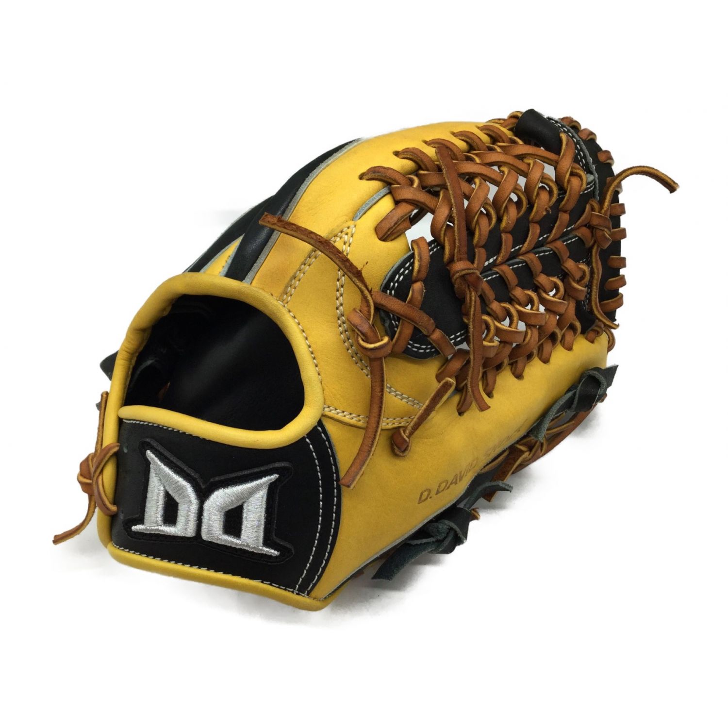 DAVID (ダビド) 軟式グローブ D.DAVID SHOCK イエロー×ブラック D