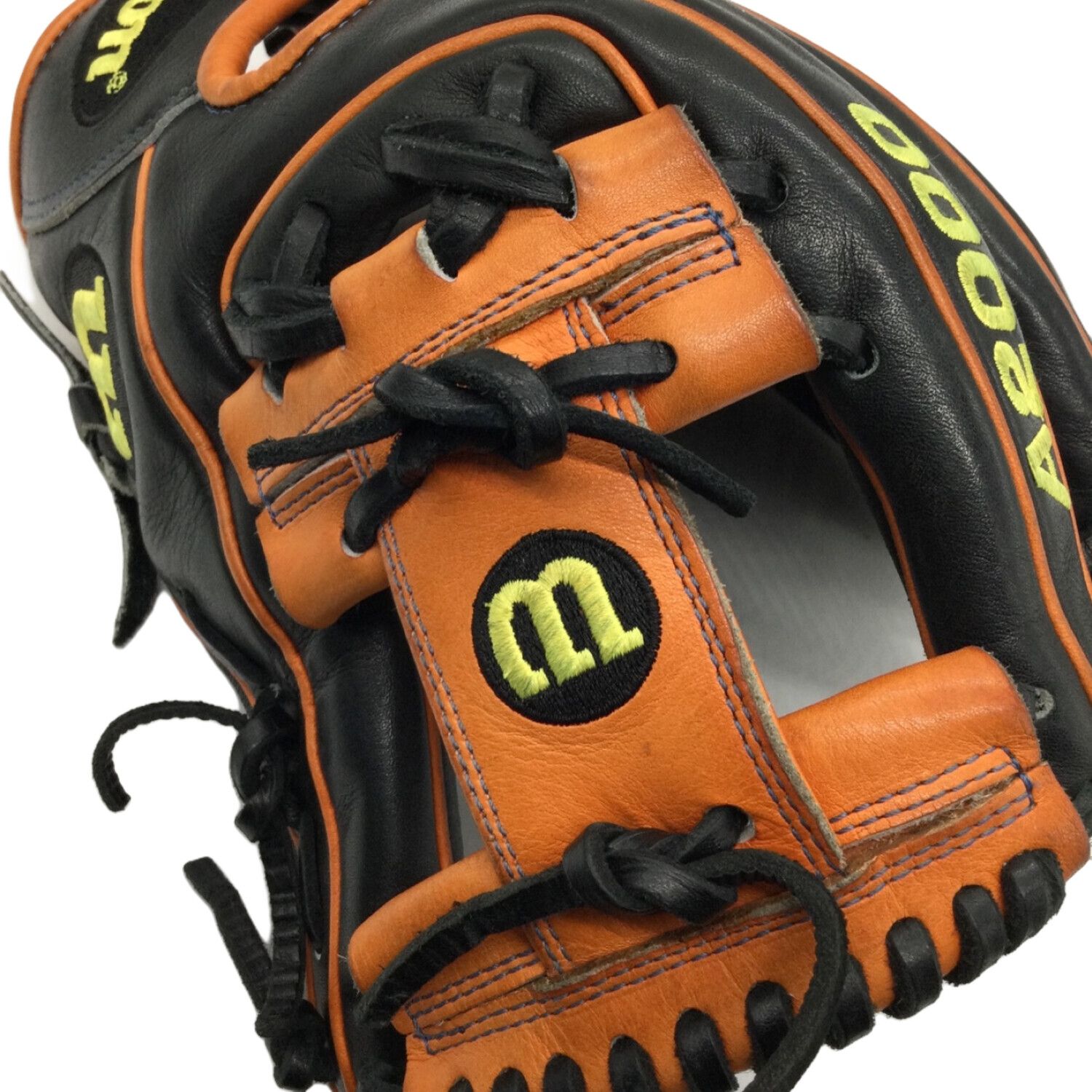 Wilson (ウィルソン) 硬式グローブ 約28cm オレンジ×ブラック A2000