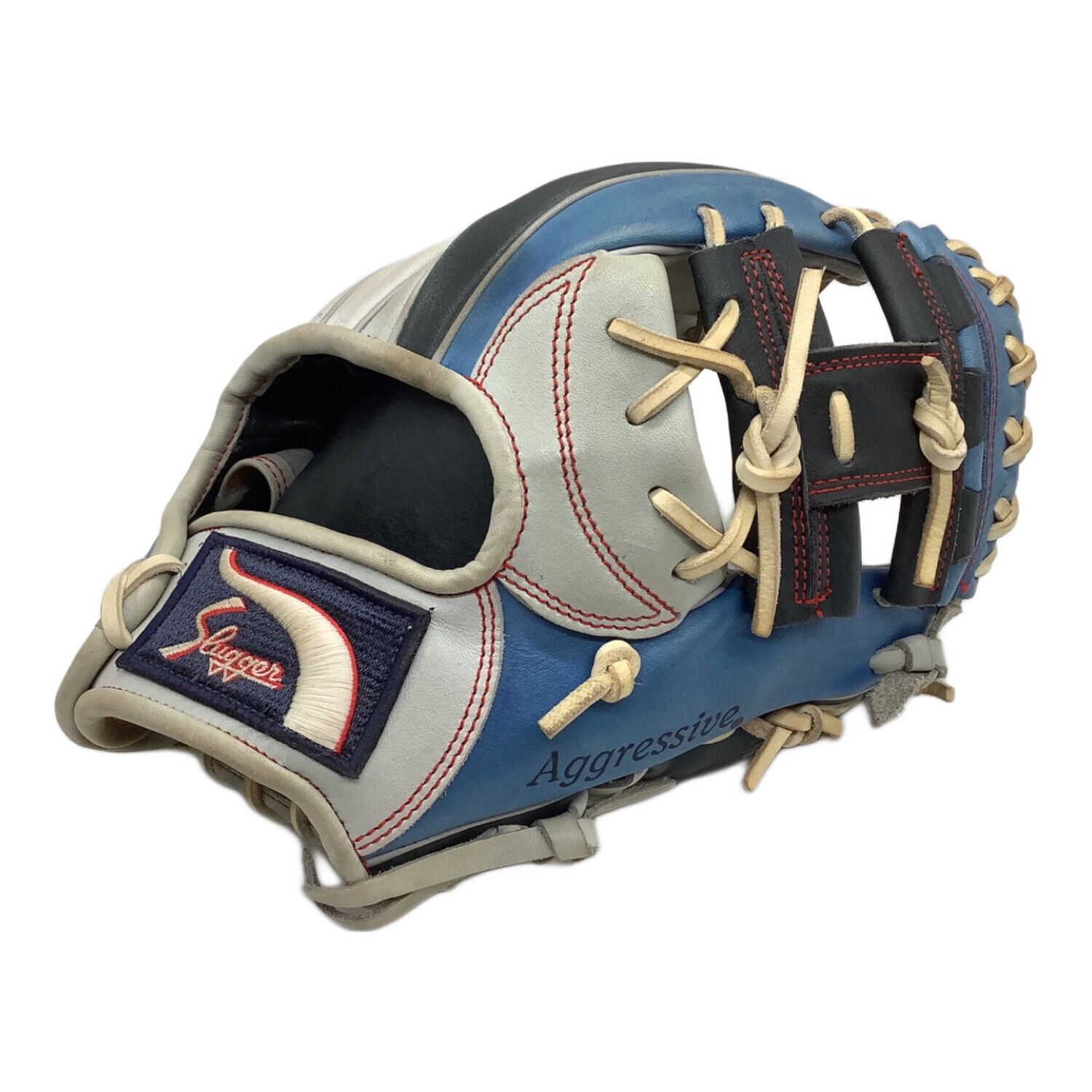 久保田スラッガー (クボタスラッガー) 軟式グローブ グレー×ブルー