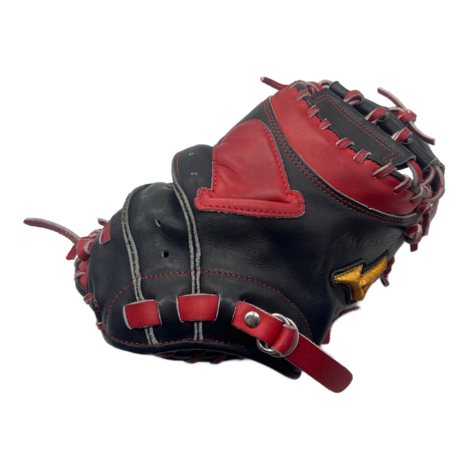 MIZUNO (ミズノ) 軟式グローブ 約32.5cm レッド×ブラック オーダー