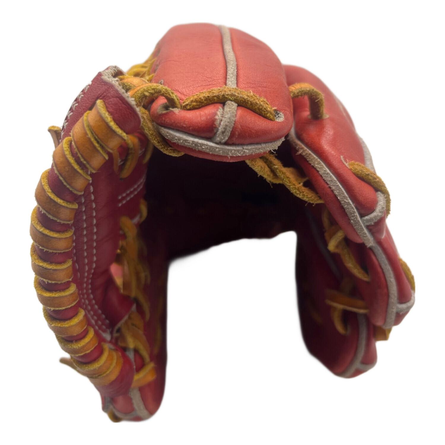 YGS (山本グラブスタジオ) 硬式グローブ 約27.5cm レッド 内野用 EA3