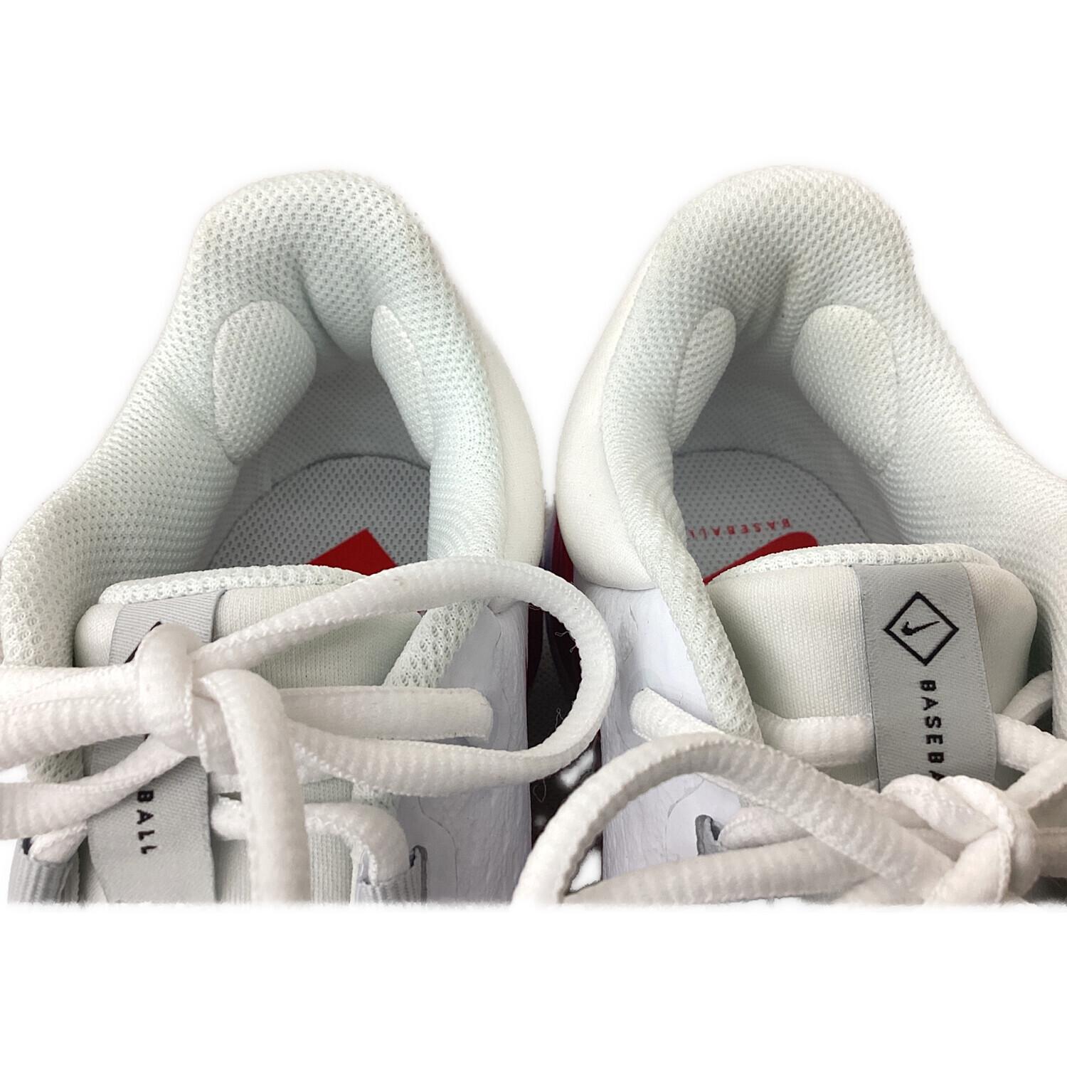 NIKE (ナイキ) 野球スパイク メンズ SIZE 26.5cm ホワイト×レッド