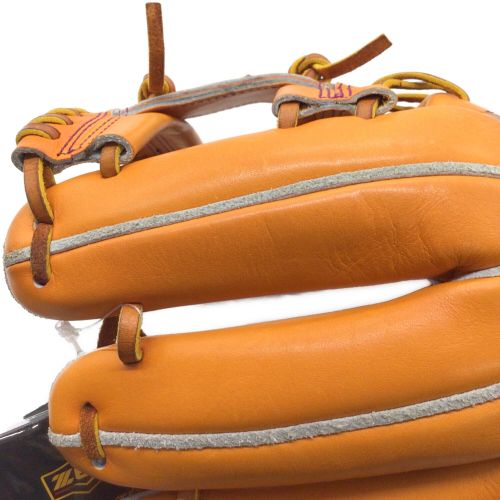 ZETT (ゼット) 硬式グローブ 約28.5cm オレンジ 2023年モデル