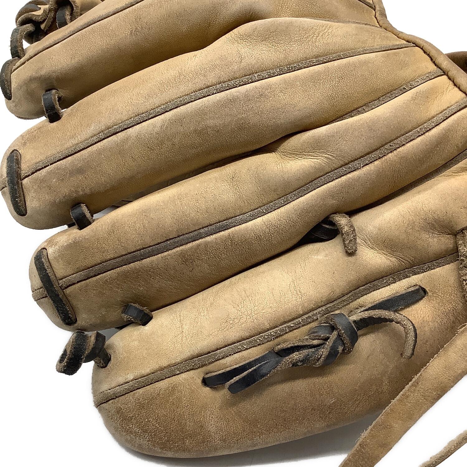 MIZUNO (ミズノ) 硬式グローブ 約27cm キャメル Mizuno Pro 内野用